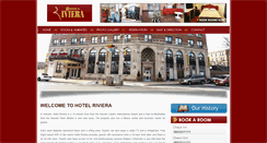 Desktop Screenshot of hotelrivieranj.com