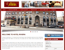 Tablet Screenshot of hotelrivieranj.com